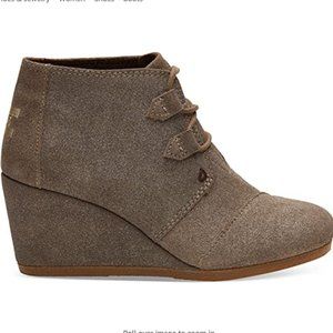 TOMS Kala Dusty Star Wedge Bootie